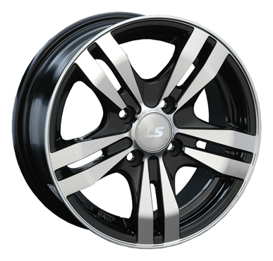 Диск литой 6.5x16 5x114.3 ET40 dia 73.1 LS LS142 BKF