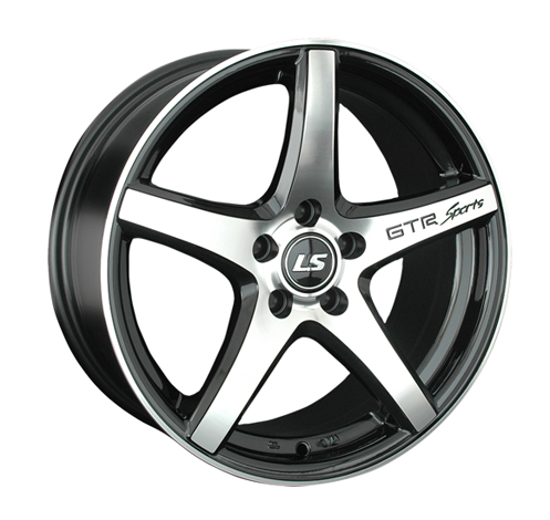 Диск литой 7.0x16 5x100 ET38 dia 73.1 LS LS540 BKF Диск литой 7.0x16 5x100 ET38 dia 73.1 LS LS540 BKF