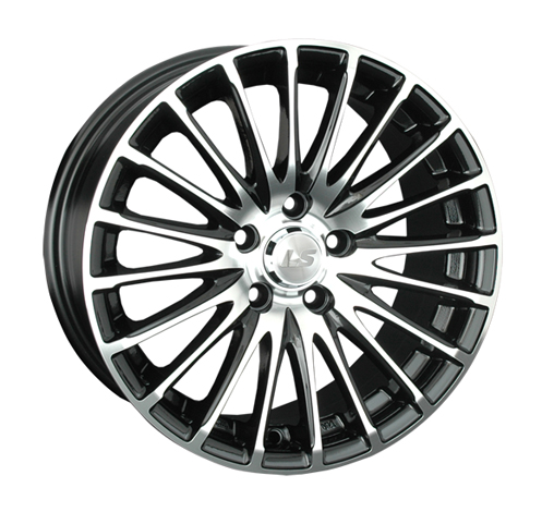Диск литой 7.5x17 5x100 ET42 dia 73.1 LS LS565 BKF Диск литой 7.5x17 5x100 ET42 dia 73.1 LS LS565 BKF