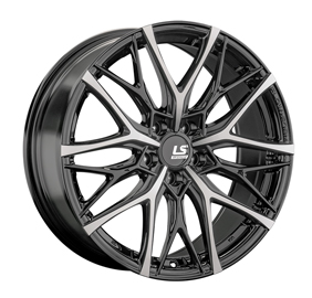 Диск литой 8.0x18 5x108 ET36 dia 65.1 LS LSRC84 BKF Диск литой 8.0x18 5x108 ET36 dia 65.1 LS LSRC84 BKF