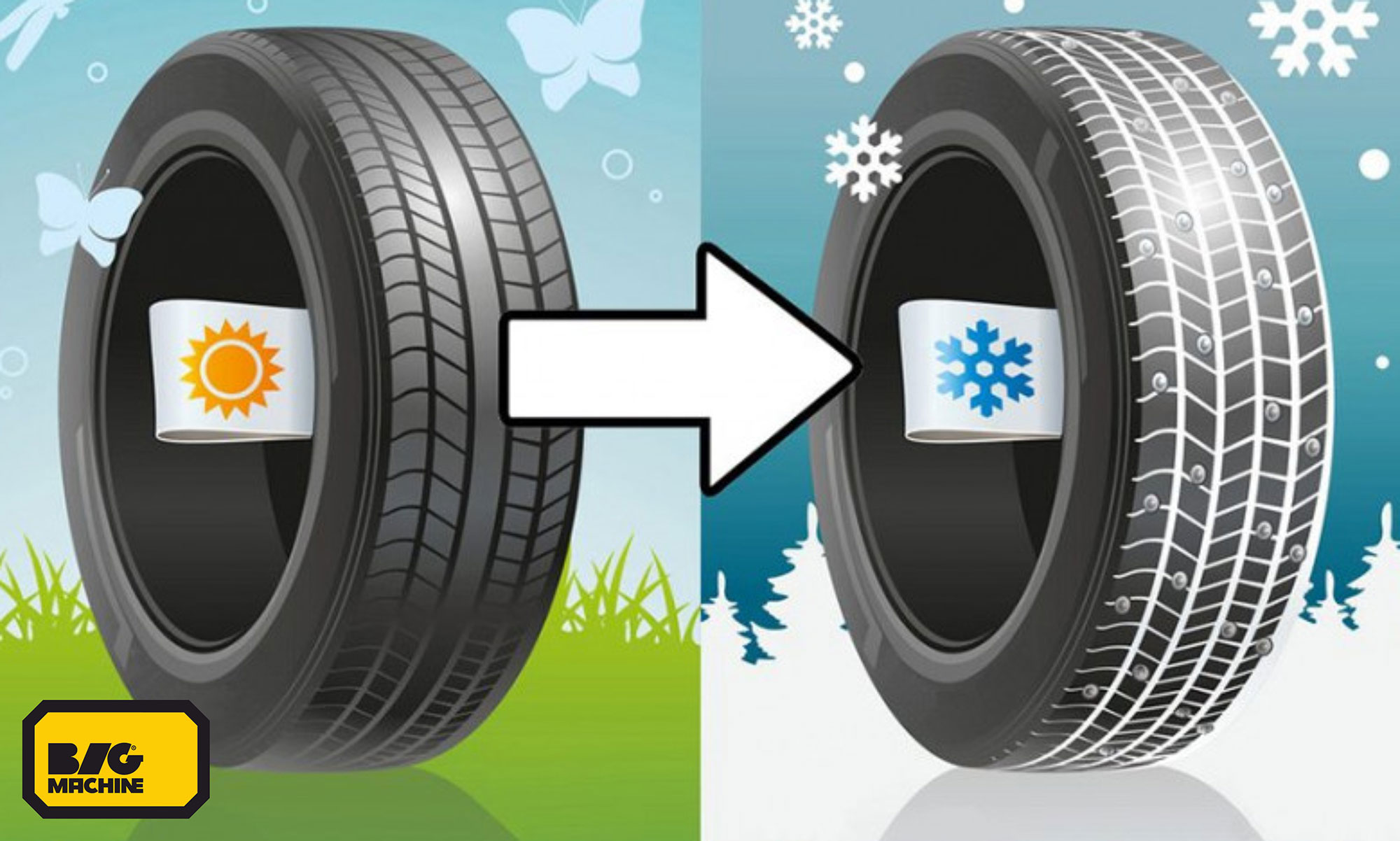 Не жди первого снега! Почему менять резину нужно уже сейчас.