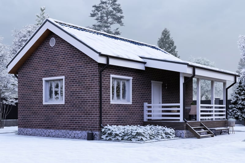 Проект дома 24.11.00.ДК-МВ-6,0x9,0-70, 44 м², 2 спальни