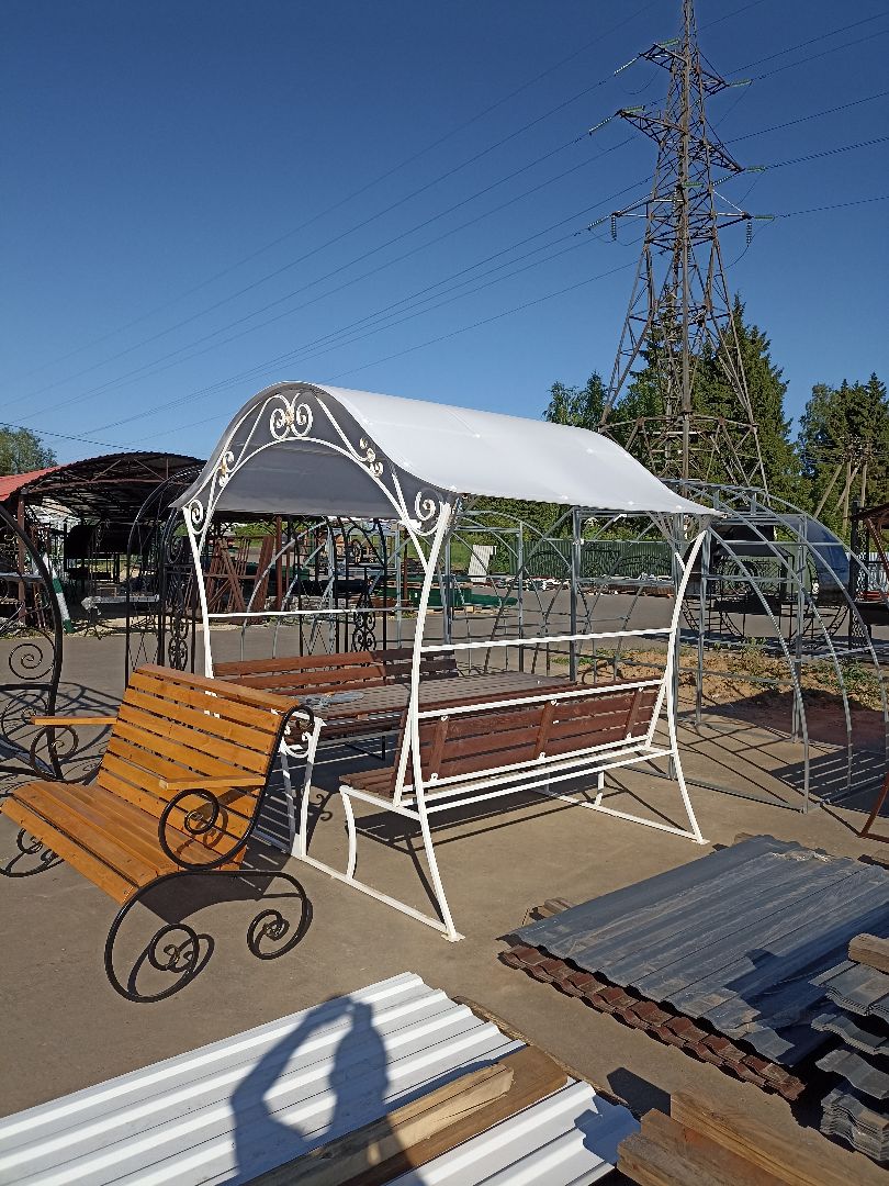 Каркас беседки 1/2 (четырехгранная) изображение, анонсные картинки товара