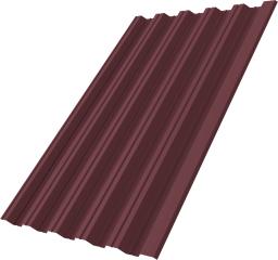Профнастил НС35R 0,5 Satin RAL 3005 красное вино изображение, анонсные картинки товара