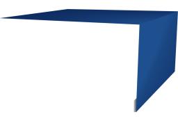 Планка околооконная простая 250х75 0,5 Satin с пленкой RAL 5005 сигнальный синий (3м) изображение, анонсные картинки товара