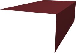 Планка околооконная фальц 0,5 Satin с пленкой RAL 3005 красное вино изображение, анонсные картинки товара