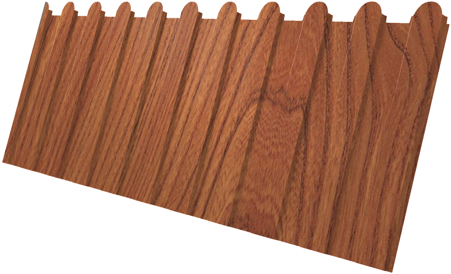 Профнастил С8A v01 фигурный 0,45 Print Elite Rowan TwinColor изображение, анонсные картинки товара