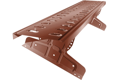 Мостик переходной для композитной черепицы 1,25 RAL 8004 изображение, анонсные картинки товара