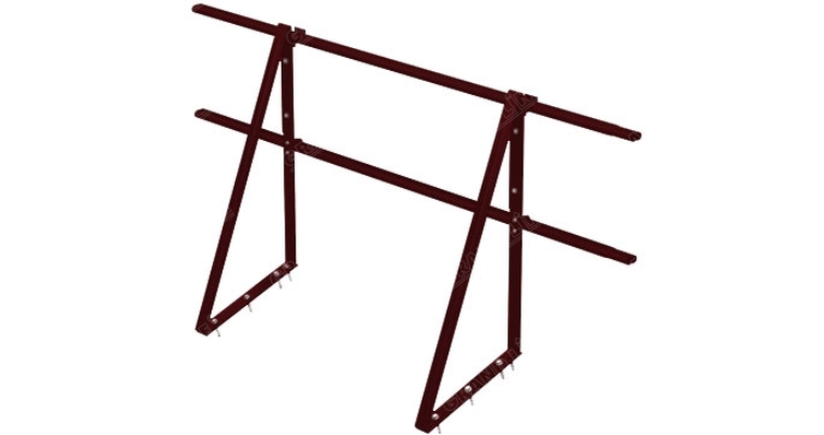 Ограждение кровельное Optima 0,65х2м RAL 3005 изображение, анонсные картинки товара