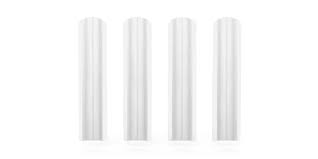 Штакетник М-образный А фигурный 0,45 PE RAL 9003 сигнальный белый изображение, анонсные картинки товара