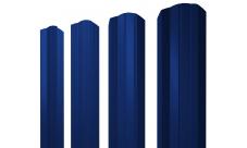 Штакетник М-образный А фигурный 0,45 PE RAL 5002 ультрамариново-синий изображение, анонсные картинки товара