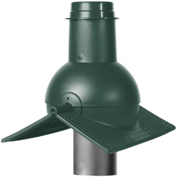 Выход канализации коньковый Krovent Pipe-cone зеленый изображение, анонсные картинки товара