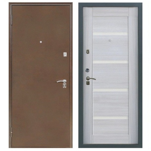 Дверь металлическая 1812 0543 БЕЛ ДУБ 870 R  изображение, анонсные картинки товара