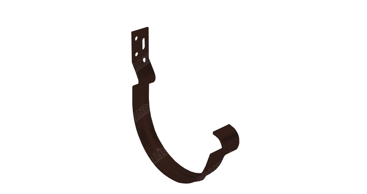 Крюк короткий полоса 150 мм RAL 8017 шоколад изображение, анонсные картинки товара