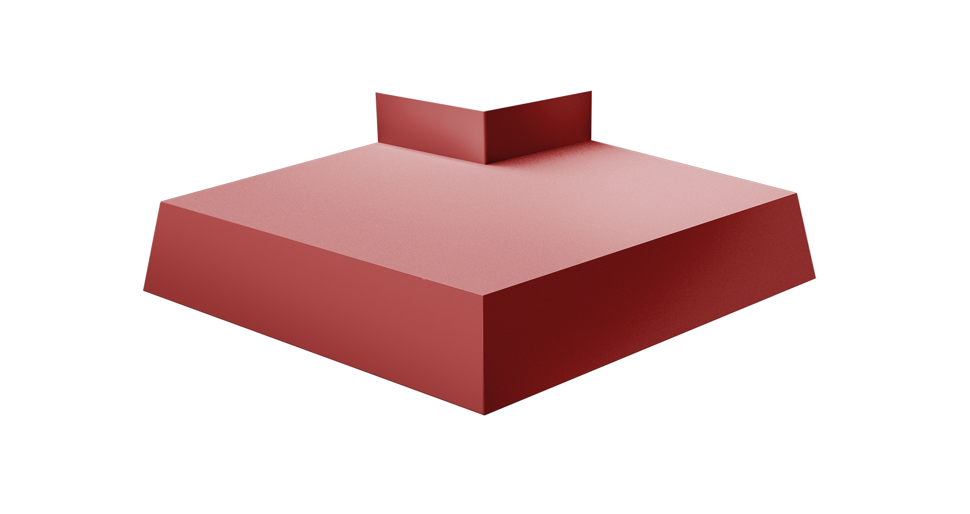 Угол отлива внешний 200 0,5 Satin с пленкой RAL 3011 коричнево-красный изображение, анонсные картинки товара