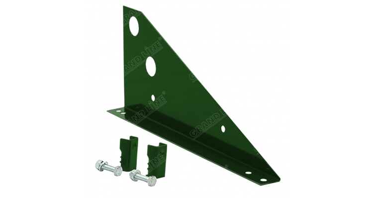 Кронштейн снегозадержателя для фальцевой кровли Optima RAL 6002 изображение, анонсные картинки товара