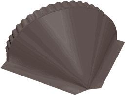 Заглушка малая конусная Satin RAL 8017 изображение, анонсные картинки товара