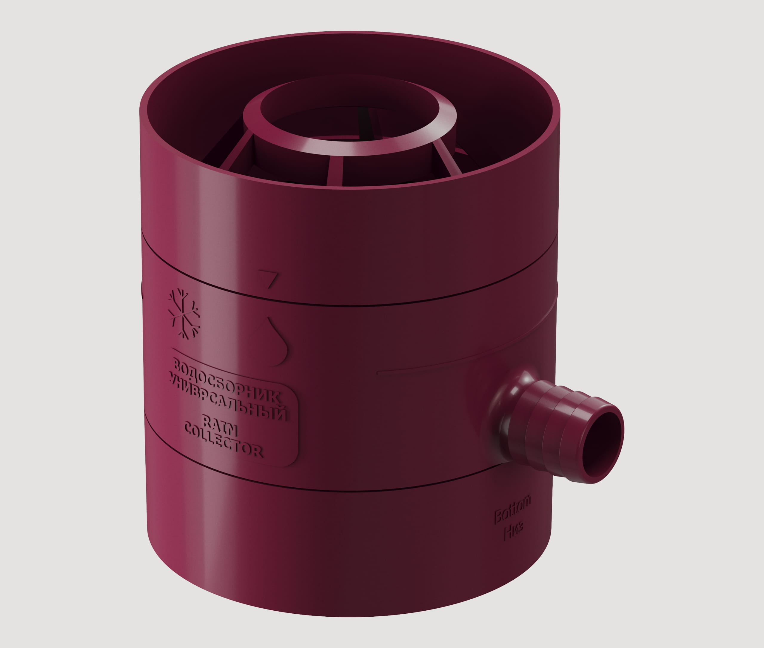 Döcke Водосборник универсальный (красный 3005) изображение, анонсные картинки товара