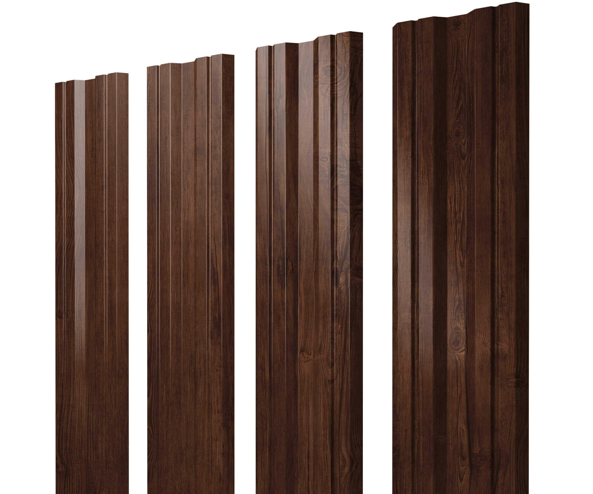 Штакетник Twin с прямым резом 0,45 Print Elite Cherry Wood Twin с прямым резомColor изображение, анонсные картинки товара