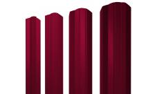 Штакетник М-образный А фигурный 0,45 PE RAL 3003 рубиново-красный изображение, анонсные картинки товара