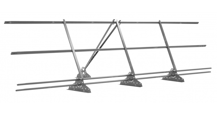 Ограждение кровельное со снегозадержателем на фальц Grand Line 1,2х3м RAL 7004 изображение, анонсные картинки товара