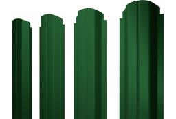Штакетник П-образный A фигурный Grand Line 0,45 ПЭ RAL 6002 лиственно-зеленый изображение, анонсные картинки товара