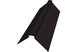 Планка конька плоского 175х50х175 0,5 Satin Matt TX RR 32 темно-коричневый (2м) изображение, анонсные картинки товара