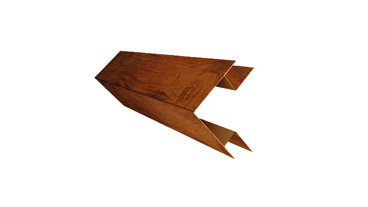 Планка угла внешнего сложного БХ new 0,45 Print Premium Cherry Wood Fresh (3м) изображение, анонсные картинки товара