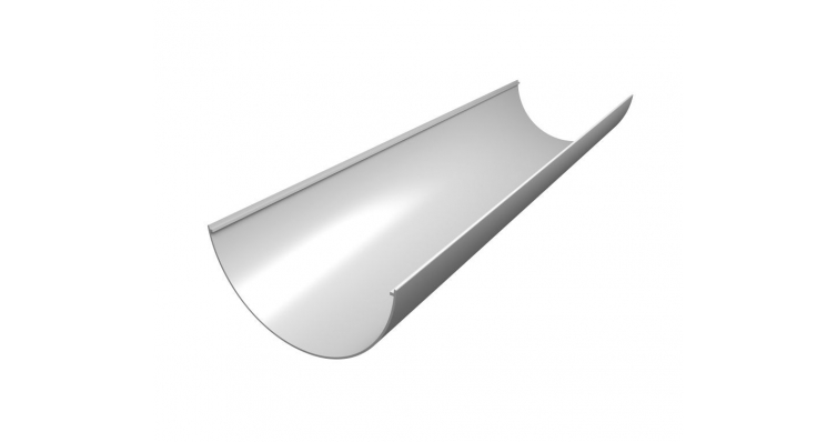 Желоб Классика 120 ПВХ Grand Line 3м белый (RAL 9003) изображение, анонсные картинки товара