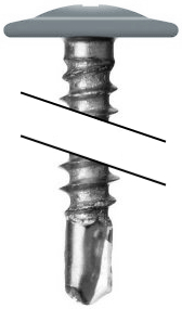 Саморез ПШС 4,2х19 RAL 7000 (1000) изображение, анонсные картинки товара