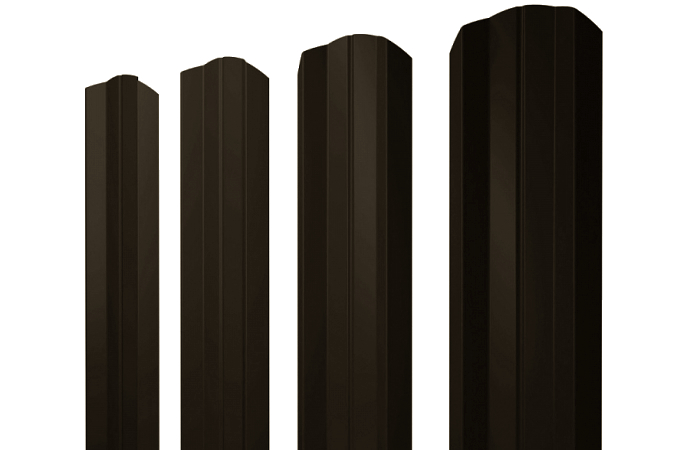 Штакетник М-образный В фигурный 0,45 Print Elite Coffee Wood Blesk TwinColor изображение, анонсные картинки товара