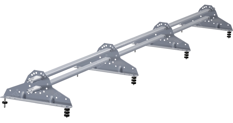 Снегозадержатель NEW трубчатый Grand Line RAL 9006 3м изображение, анонсные картинки товара