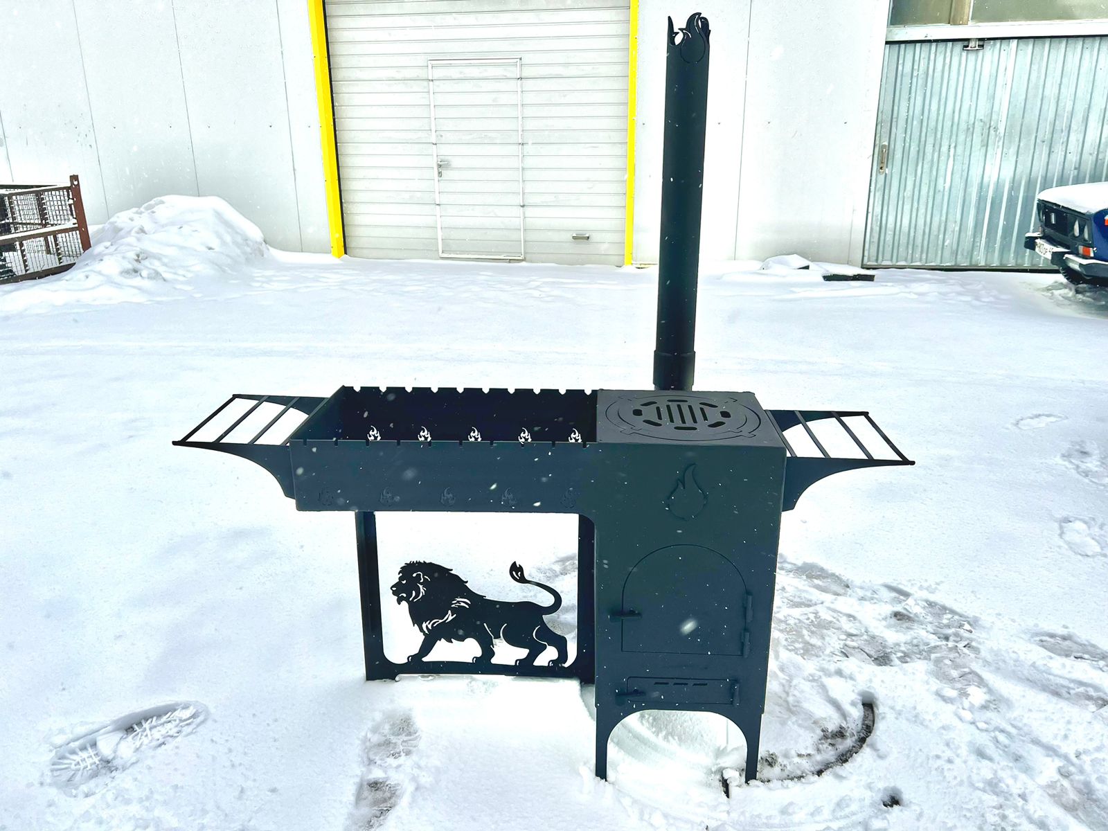 Мангал + печь сварной изображение, анонсные картинки товара