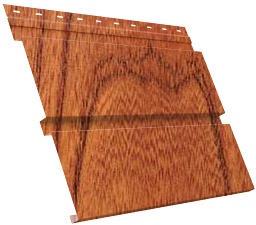 Софит металлический Квадро брус с перфорацией 0,45 Print Elite с пленкой Rowan TwinColor изображение, анонсные картинки товара