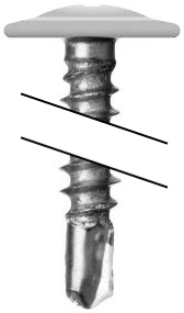 Саморез ПШС Daxmer Pro 4,2х25 RAL 7047 (500) изображение, анонсные картинки товара