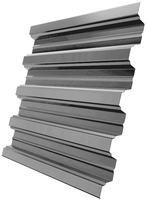 Профнастил Н75R 0,6 Zn изображение, анонсные картинки товара