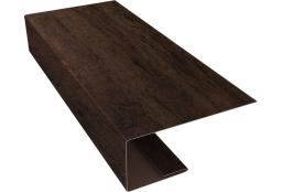 J-Профиль 18мм Верховье 0,45 Print Elite Antique Wood TwinColor (3м) изображение, анонсные картинки товара
