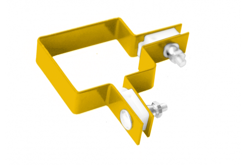 Крепление хомут угловой 62х55 RAL 1021 изображение, анонсные картинки товара