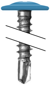 Саморез ПШС 4,2х19 RAL 5012 (1000) изображение, анонсные картинки товара