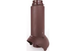 Выход канализации Krovent Pipe-VT 110/125 Изолированный коричневый изображение, анонсные картинки товара