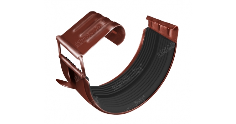 Соединитель желоба Grand Line 125 мм RAL 8004 терракота изображение, анонсные картинки товара