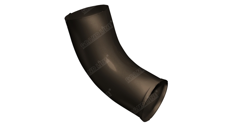 Колено стока 100 мм RR 32 темно-коричневый изображение, анонсные картинки товара