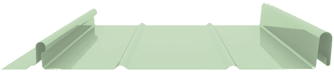 Кликфальц Line 0,45 PE RAL 6019 бело-зеленый изображение, анонсные картинки товара