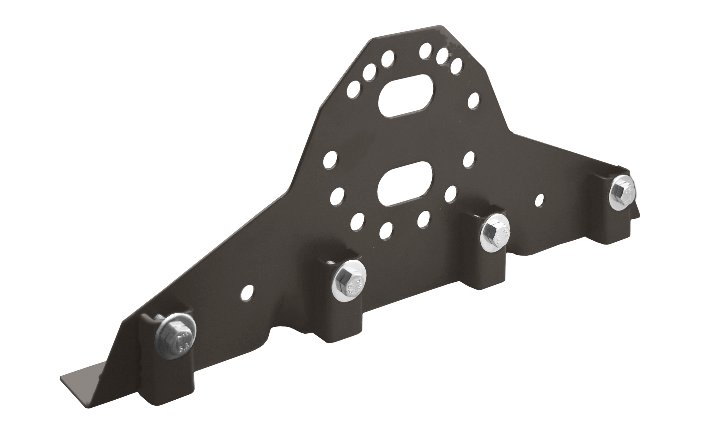 Кронштейн универсальный Grand Line для фальцевой кровли RAL 8019 изображение, анонсные картинки товара