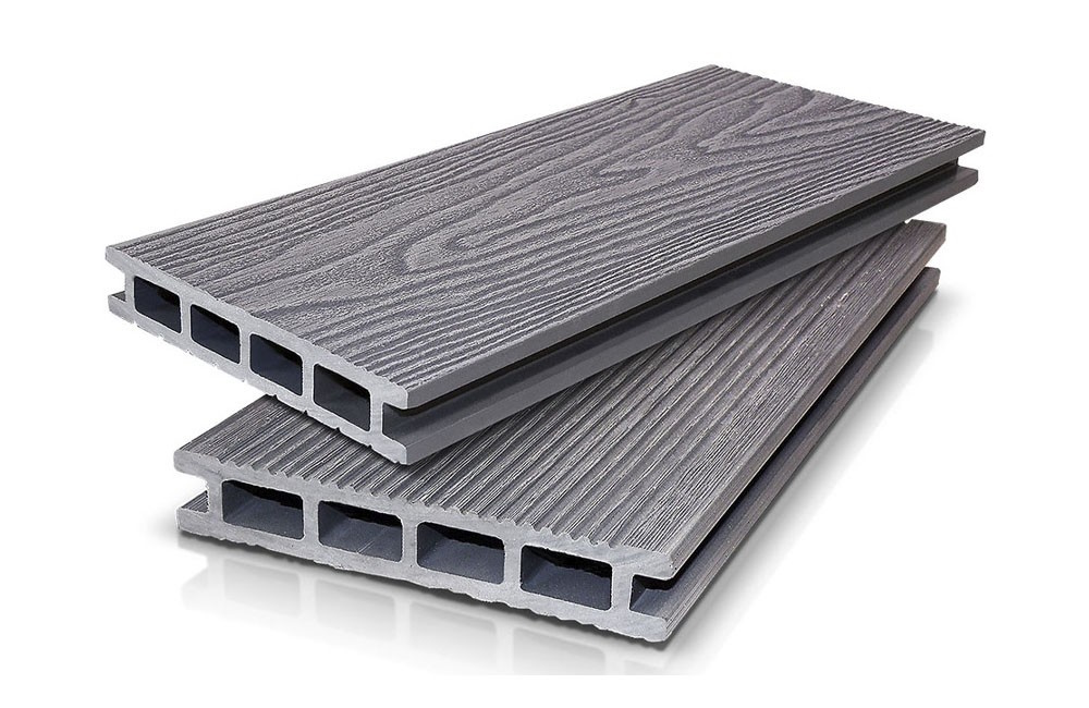 Террасная доска серия Classic 140х24мм цвет Серый изображение, анонсные картинки товара