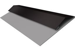 Планка стартово-финишная (Блок-хаус, Экобрус) Grand Line 0,5 Satin Matt TX RR 32 темно-коричневый (3м) изображение, анонсные картинки товара