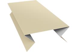 Планка угла внешнего составная нижняя 0,5 Satin с пленкой RAL 1015 светлая слоновая кость (3м) изображение, анонсные картинки товара