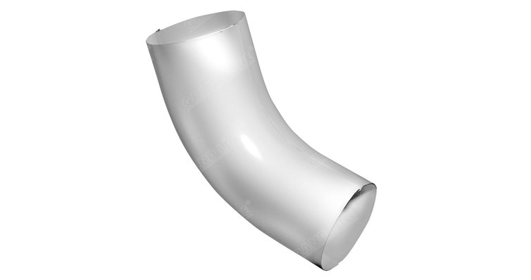 Колено 60 град 100 мм RAL 9003 сигнальный белый изображение, анонсные картинки товара