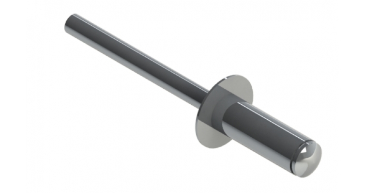 Заклепка вытяжная 3,2х8 цинк (ал/ст) изображение, анонсные картинки товара