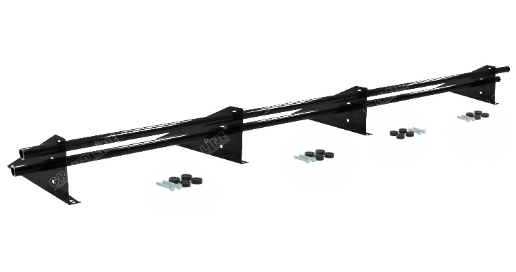 Снегозадержатель трубчатый универсальный Optima плюс RAL 9005 3м изображение, анонсные картинки товара